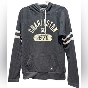 OUTFITTER TRADING CO Charleston SC 1670 Gray Hoodie Size M Gorpcore Streetwear